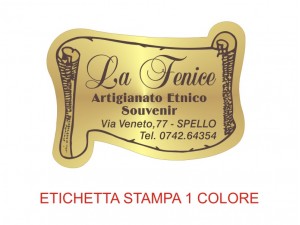 Etichette adesive per articoli da regalo e casalinghi (mm 45X33)  (cod.6L )